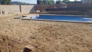 limpieza del terreno de piscina